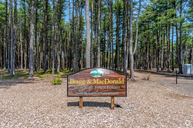 Explore North Attleborough’s trails at Memorial Town Forest for outdoor adventures.