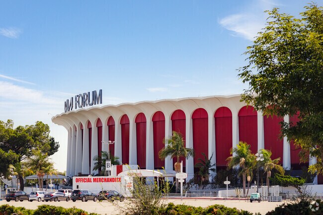 Watch your favorite band play a show at the Kia Forum in Morningside Park, CA.