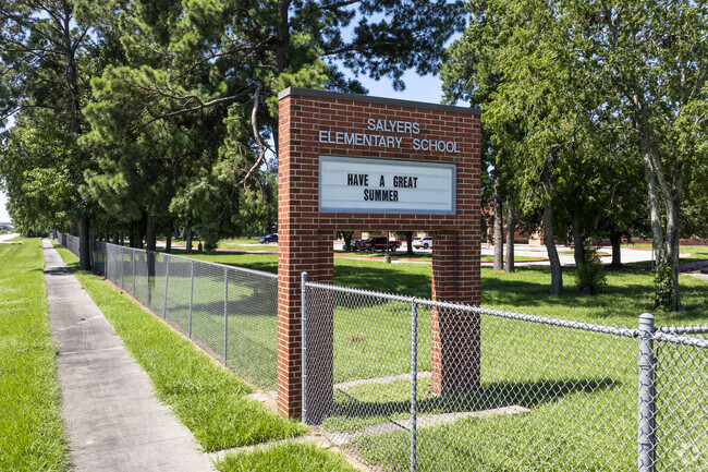 Local children in the surrounding spring area attend Salyers Elementary School.