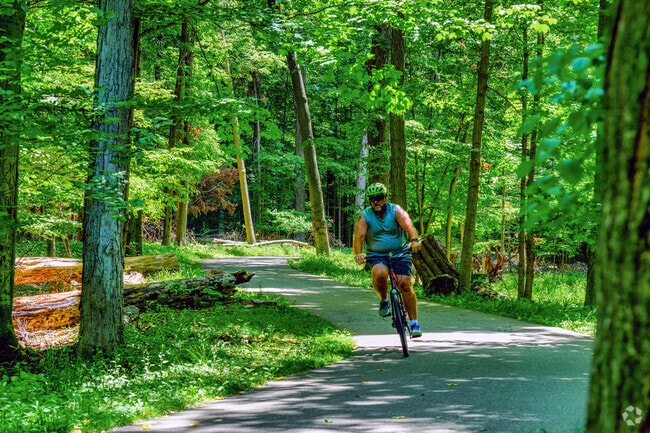 The Lansing River Trail is an amazing 20-mile, paved pathway in Forest View.