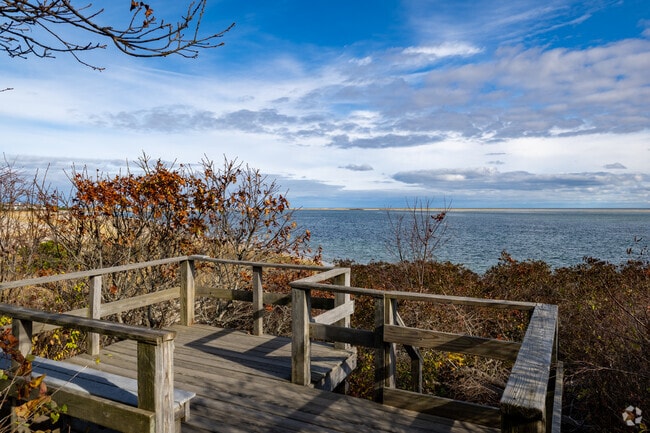 The overlook at Monomoy Wildlife Refuge offers breathtaking ocean views.