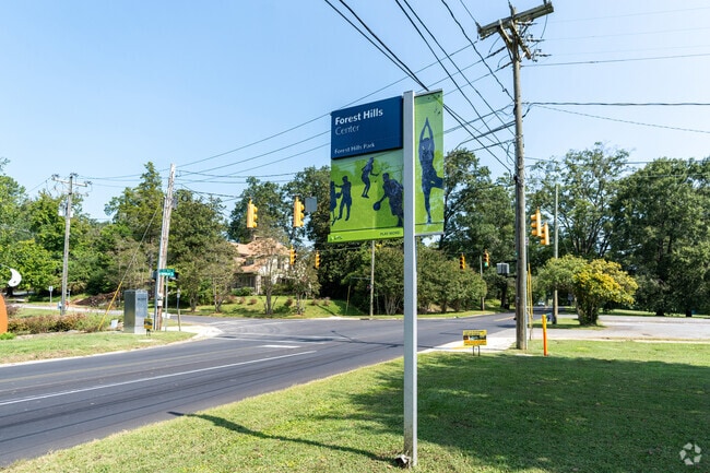 Forest Hills Park is a 45.86 acre park located in East Central Durham.