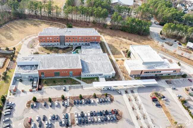 Abbotts Creek Elementary is located in Raleigh, NC across from Durant Nature Park.