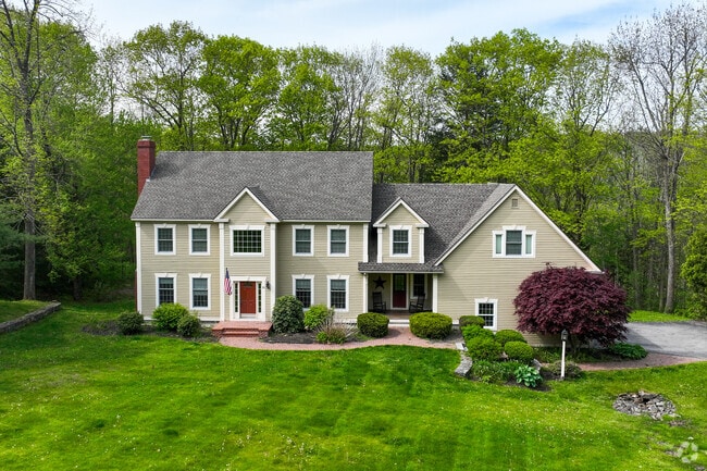 Contemporary large homes can be found all over Falmouth.