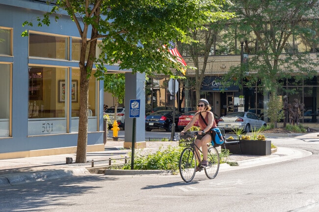 Historic Jefferson has many bike lanes to commute around town and to West Lafayette.