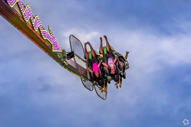 The Bourbon County Fair offers area residents carnival rides, games, shows, and food vendors.