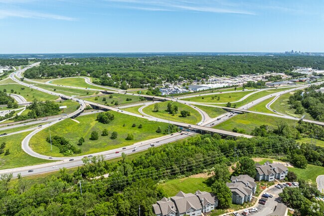 Highways I-35 and 635 meet near Turner creating ease of access to anywhere in the city.
