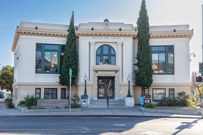 The Melrose branch of the Oakland Public Library is open and free to everyone.