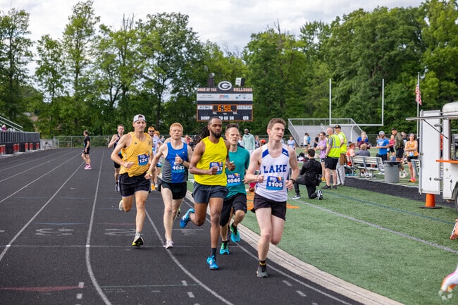 Join the Portage Lakes Running Club for an Adult Track Night at Green Memorial Stadium filled with speed, fun, and excitement.