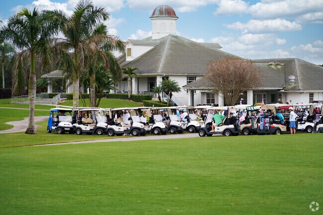 The golf club hosts regular tournaments that locals look forward to.