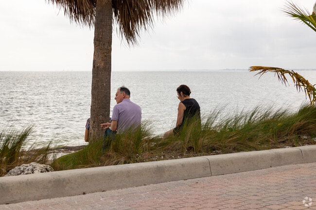 Residents of The Roads enjoy peaceful walks along the bay.
