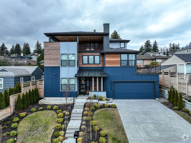 Some new constructions with highly angular designs appear in View Ridge.