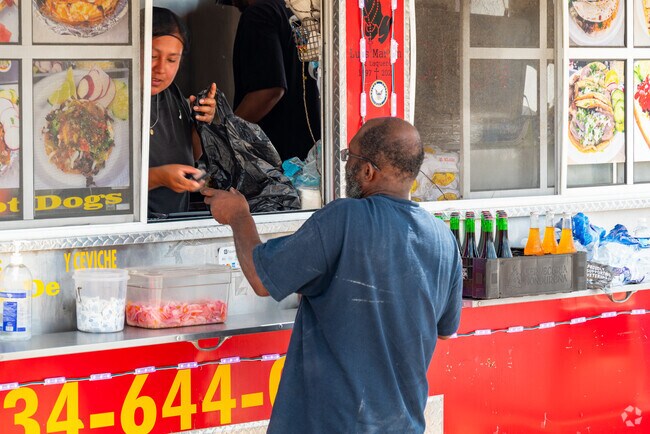 Chadsey Condon's Taqueria Los Dos Carnales food truck has excellent authentic Mexican food.