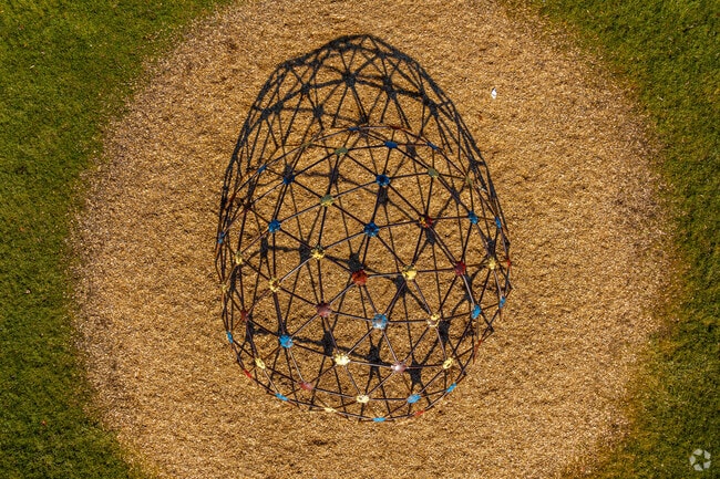 This playground equipment at Fort Wayne's Arlington Elementary has had many kids climb it.