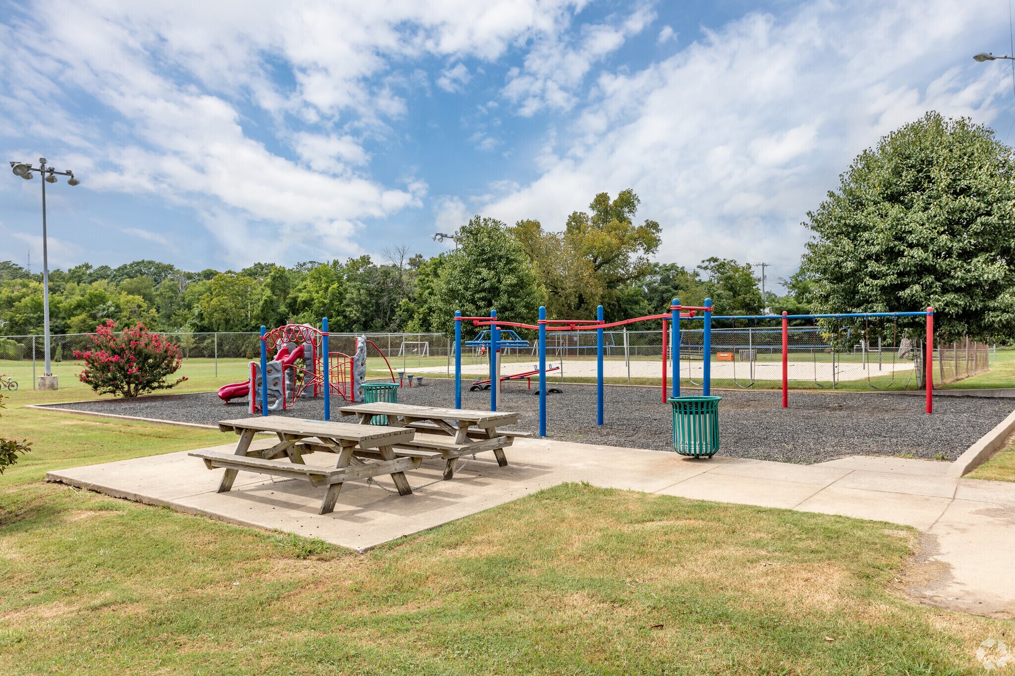 Douglas Park offers a playground for all to play on in East Nashville.