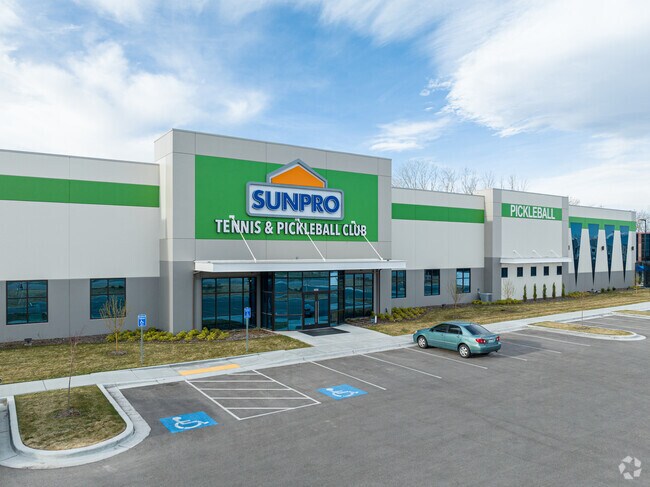 The Sunpro Tennis and Pickleball Club is located in the Lakeside neighborhood.