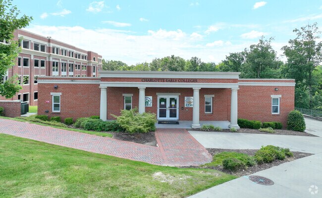 Charlotte Engineering Early College in University City South in on the campus of UNCC.