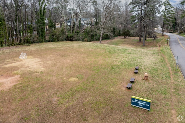 Windemere Beaver Dam Park  has a field where kids like to play.