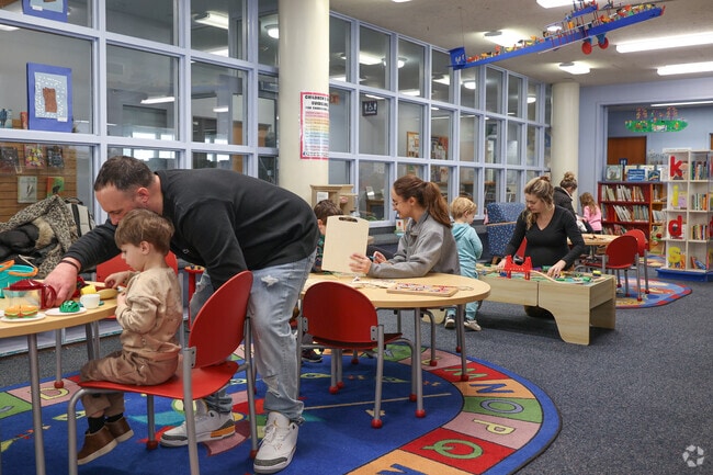 Shawsheen Heights kids enjoy the Playroom at the nearby Andover Public Library.