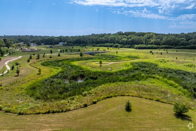 Wide open areas at Adams Park give Lake-Bristol Square residents room to roam.