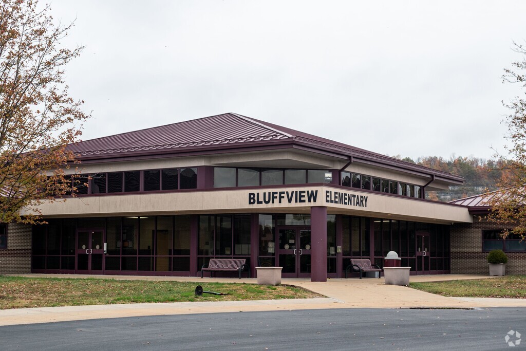 Bluffview Elementary School serves students in the Dupo community.