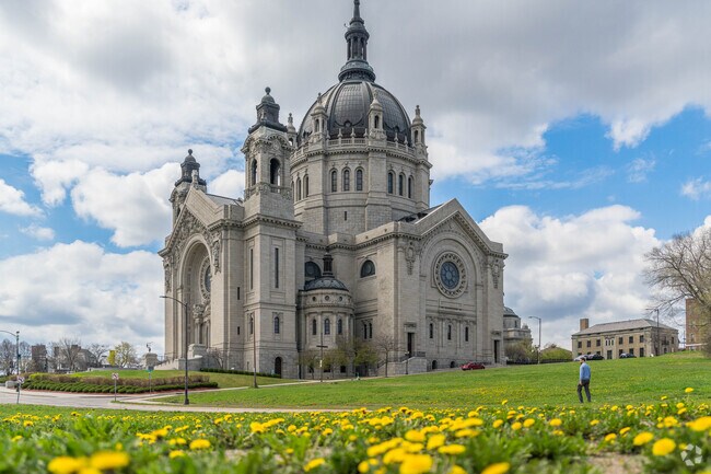 The Saint Paul Cathedral is an architectural icon to the neighborhood and the rest of the city.
