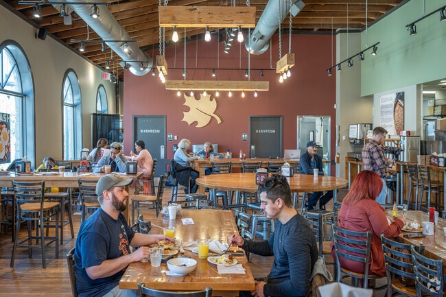 Enjoy a delicious southern breakfast at the popular Maple Bakery in Duluth.