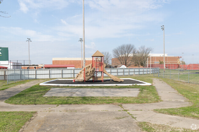 Kids have lots of space to run and play at Roosa Elementary School.