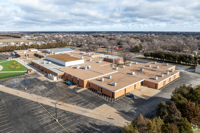 Here is an aerial view of Challenger Intermediate School.