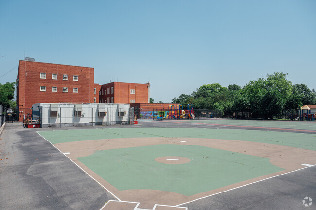 PS 19 sports over an acre of recreational space behind the school.