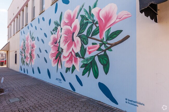 Murals add beauty to the buildings and streets in Downtown Valdosta.
