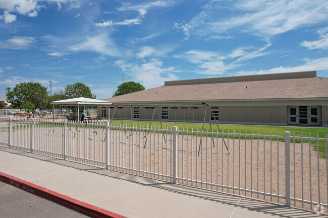 There are plenty of swings for its students at Settler's Point Elementary in Gilbert.