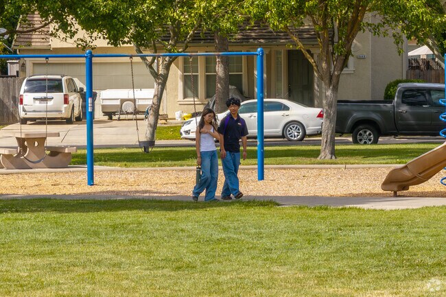 North East Elk Grove is well suited for taking walks around the neighborhood.