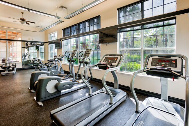Fitness center with cardio equipment