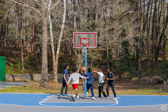 A.D. Williams Park in Collier Heights is a popular spot for a pickup game of Basketball.
