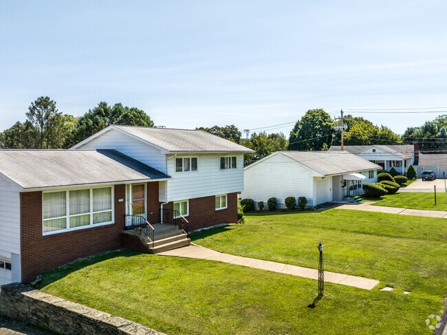 Homes in Moosic often have large yards.