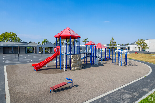 Playground area for Howard Cattle Elementary School.