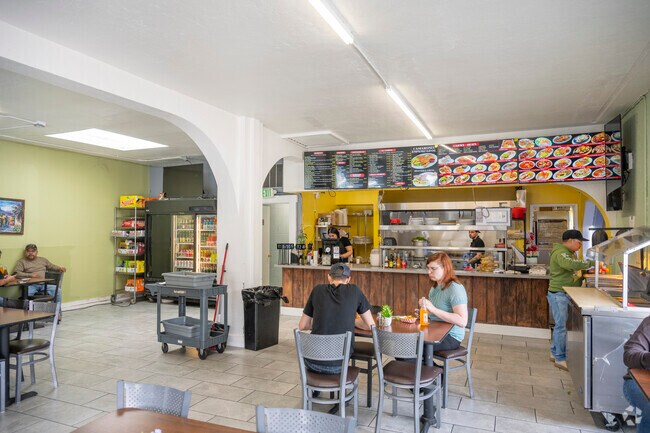 Taqueria Pacifica offers an amazing taco and Sharp Park.