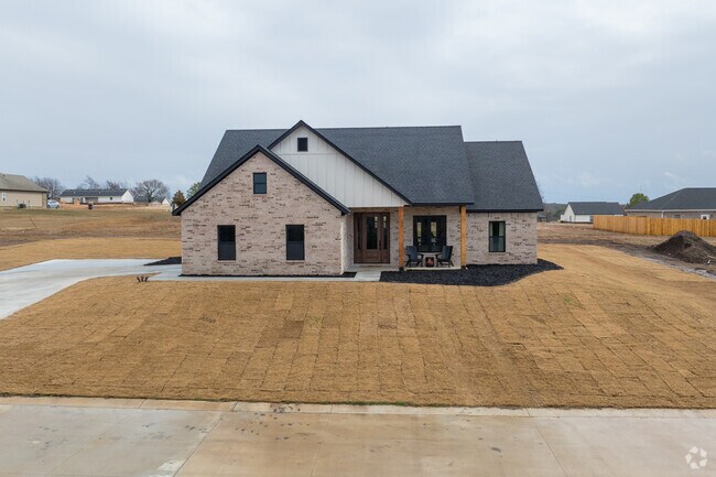 A new construction home in Tahlequah stands as a modern and promising addition to the community.