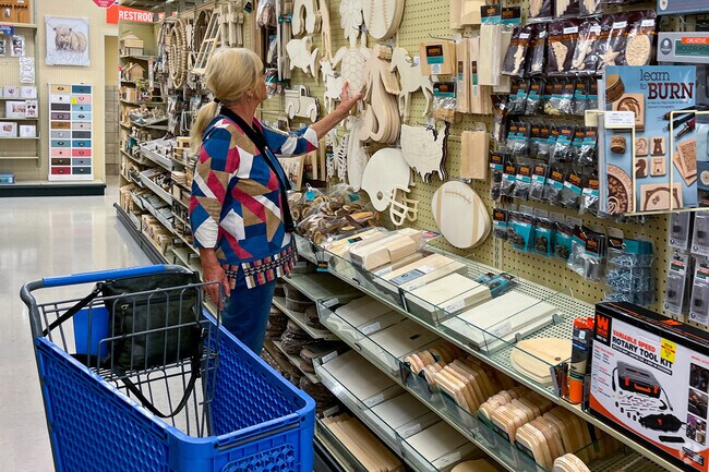 Hobby Lobby in the Omni neighborhood has all sorts of arts and crafts.