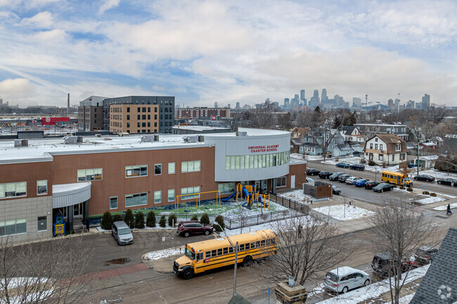 Grades PreK-8 attend Universal Academy Charter School
