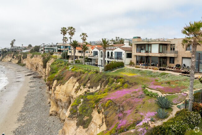 These large homes sit on the scenic cliffs of Bird Rock.