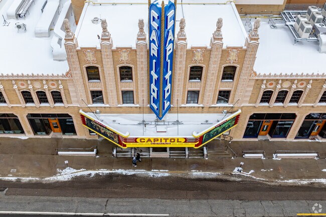 Capitol Theater in downtown Flint regularly hosts shows a short distance from Woodcroft Estates.