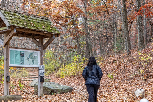 Enjoy a stroll through the Den Rock Park in Colonial Heights.