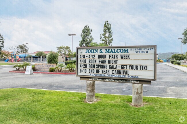 John Malcom Elementary School is a highly-rated school that serves K-5 students.