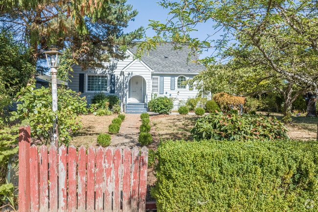 Discover storybook charm with a cottage-style home in Northeast Salem.