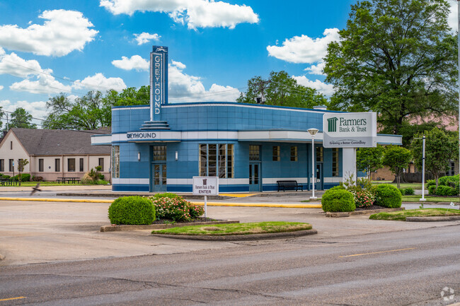Blytheville is home to historic buildings such as the Greyhound Bus Depot Visiot Center.