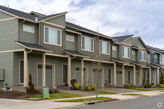 The southern part of Cornelius is rapidly growing with contemporary homes and townhouses in the newly constructed Laurel Woods community.