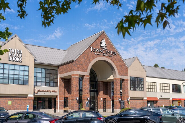 Town Center at Lake Forest Park offers shopping and dining near Turtle Rock.
