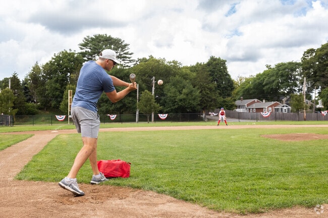 Practice some ground balls at Carlson Fields in Crow Point.